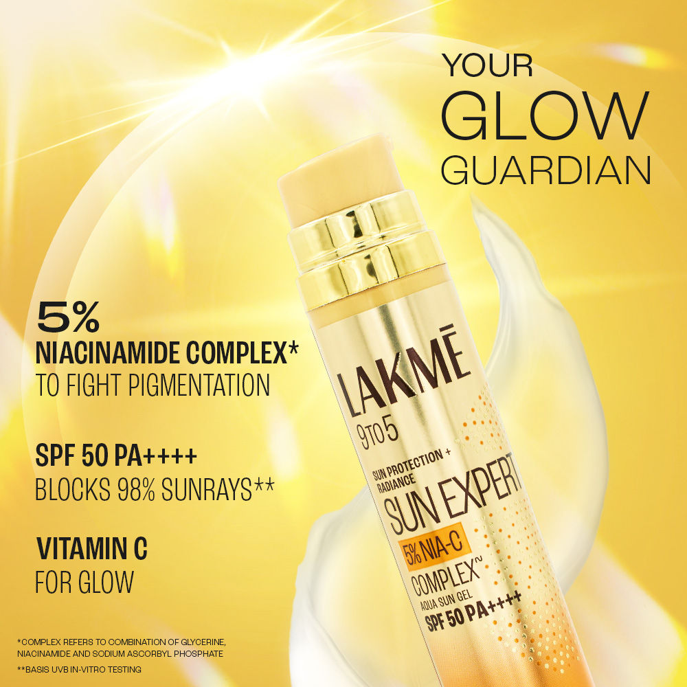 5% Niacinamide & Vit C Water-Light Sunscreen Gel SPF 50 Pa++++For Oily Skin