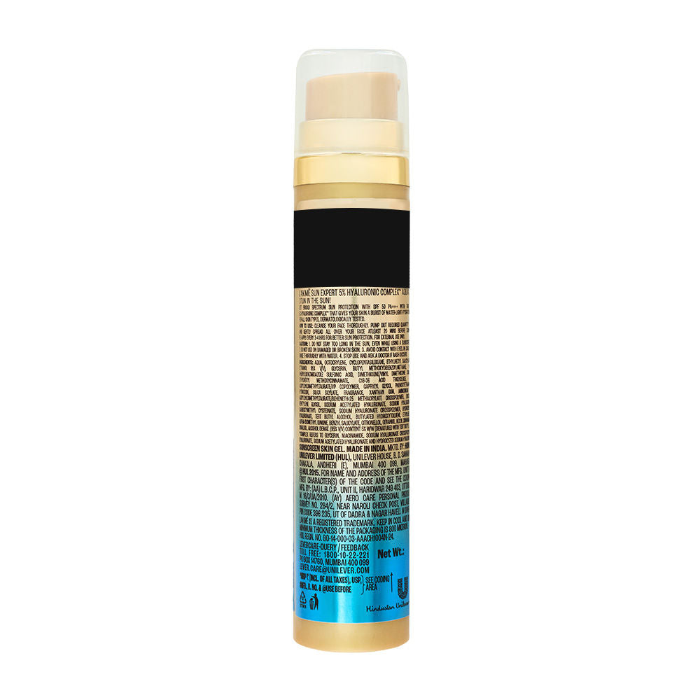 5% Hyaluronic Water-Light Sunscreen Gel SPF 50 Pa++++ For Oily Skin, Plump & Hydrated Skin