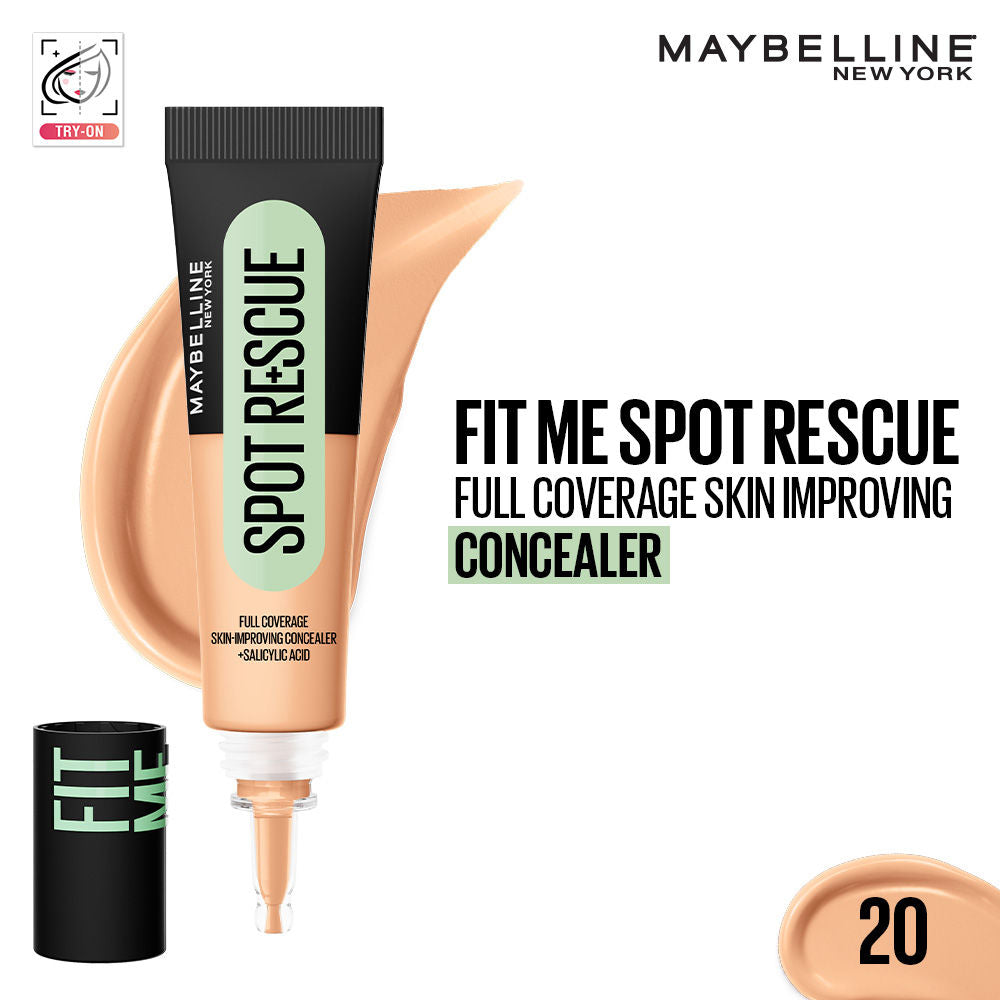 Fit Me Spot Rescue Full Coverage Concealer, Fades Spots, Minimizes Pimples - 20