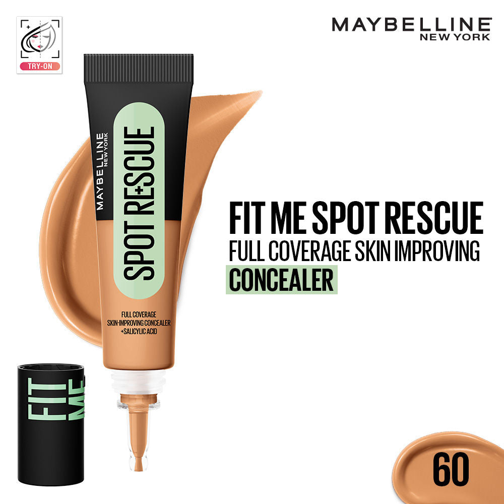 Fit Me Spot Rescue Full Coverage Concealer, Fades Spots, Minimizes Pimples - 60