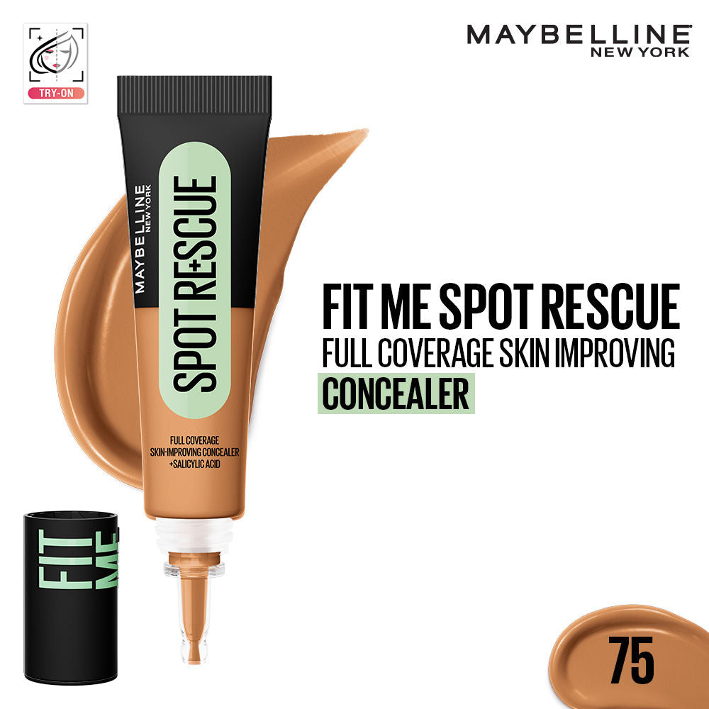 Fit Me Spot Rescue Full Coverage Concealer, Fades Spots, Minimizes Pimples - 75