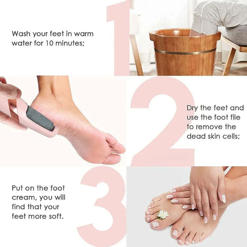 Electronic Rechargeable Pedicure Device For Foot Care