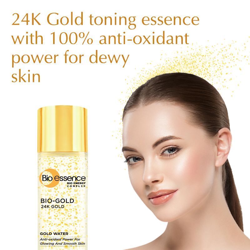 24K Gold Toner, Pore Tightening, Hyaluronic Acid, Niacinamide & Peptides