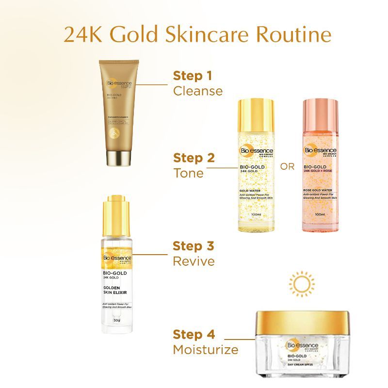 24K Gold Toner, Pore Tightening, Hyaluronic Acid, Niacinamide & Peptides