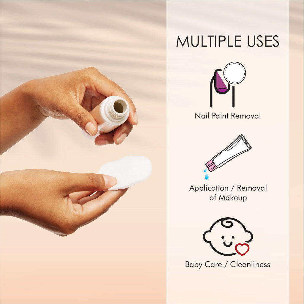 100 Round Facial Cotton Pads For Applying & Removing Makeup - Sensitive Skin