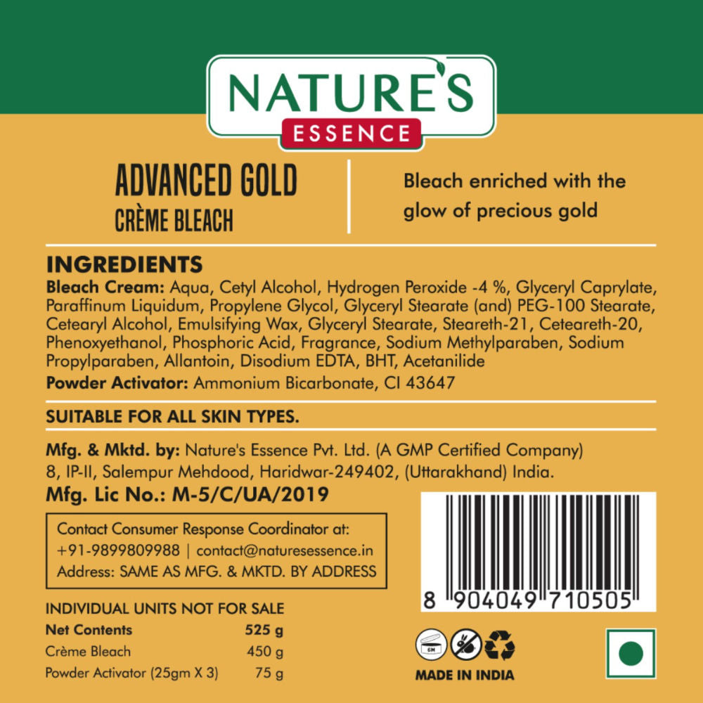 Professional Advanced Gold Creme Bleach