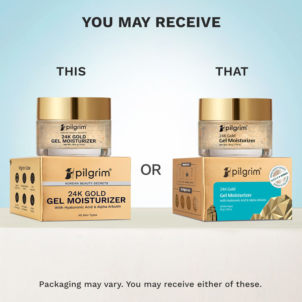 24k Gold Gel Moisturizer With Hyaluronic Acid & Alpha Arbutin