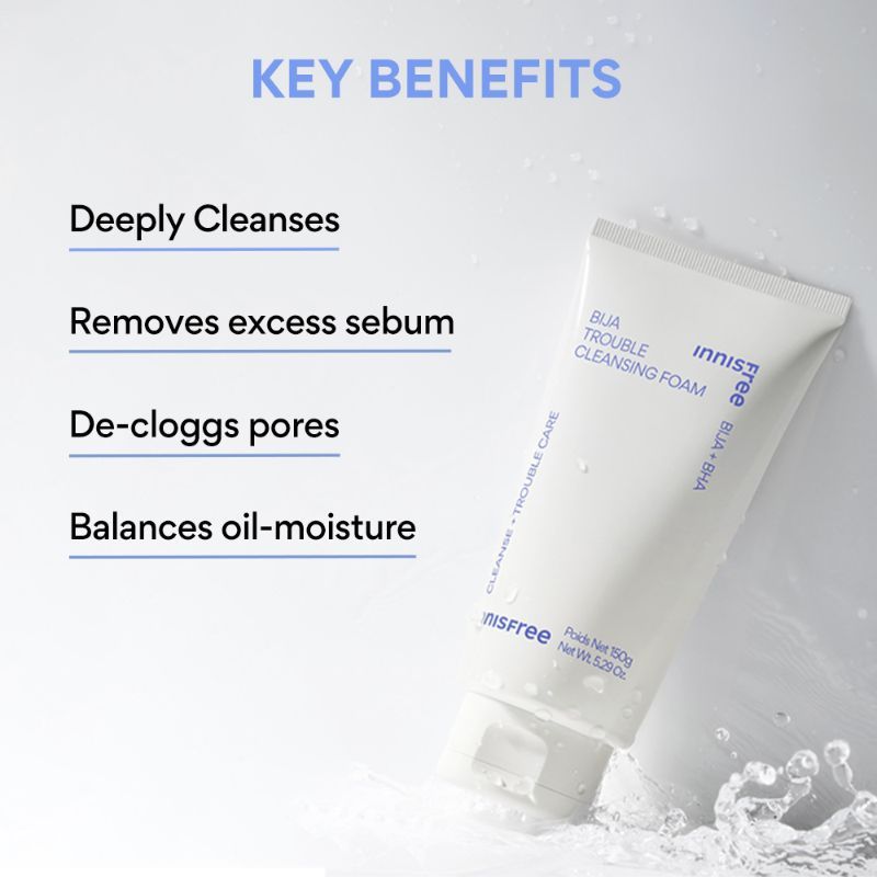 Bija Trouble Care Foam Cleanser With Salicylic Acid For Acne Control