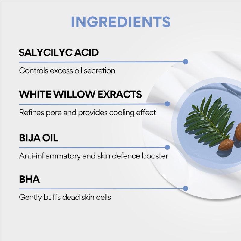 Bija Trouble Care Lotion With Salicylic Acid For Oily, Combination Skin - Provides Smooth Skin