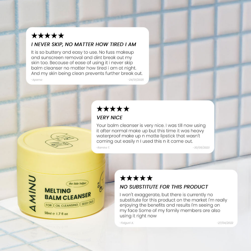Melting Balm Cleanser - Oil-based Cleanser & Makeup Remover that does not sting the eye