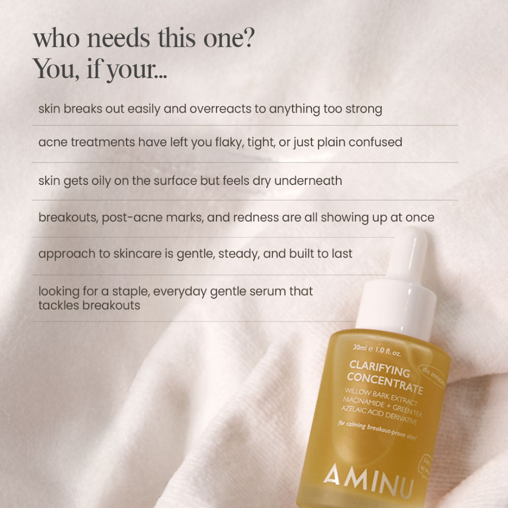 Clarifying Concentrate – Unclogs Pores, Controls Oil, Reduces Breakouts, Fades Acne Spots
