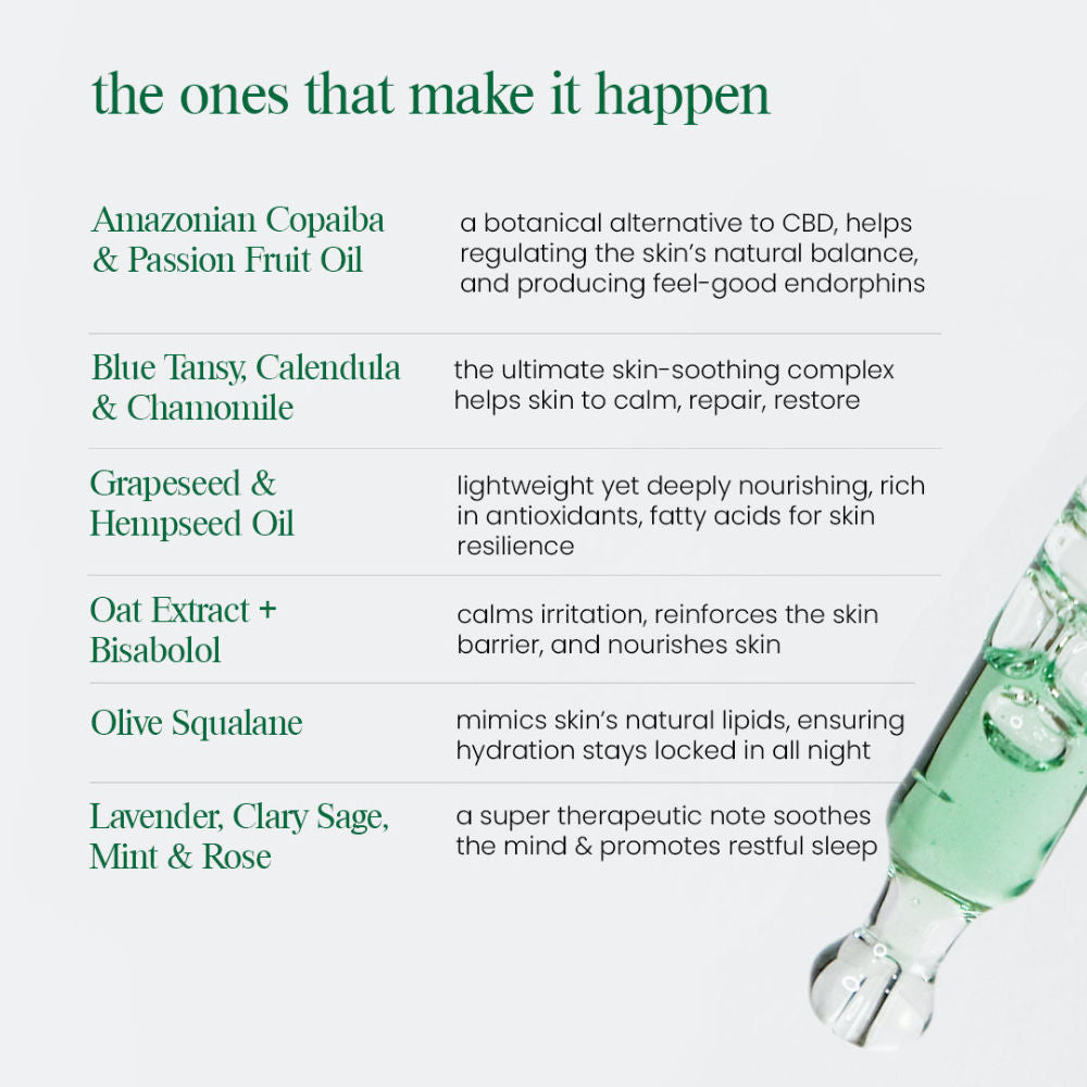 Nourishing Sleep Oil Overnight Repair for Redness, Breakouts, Sensitivity & Irritation