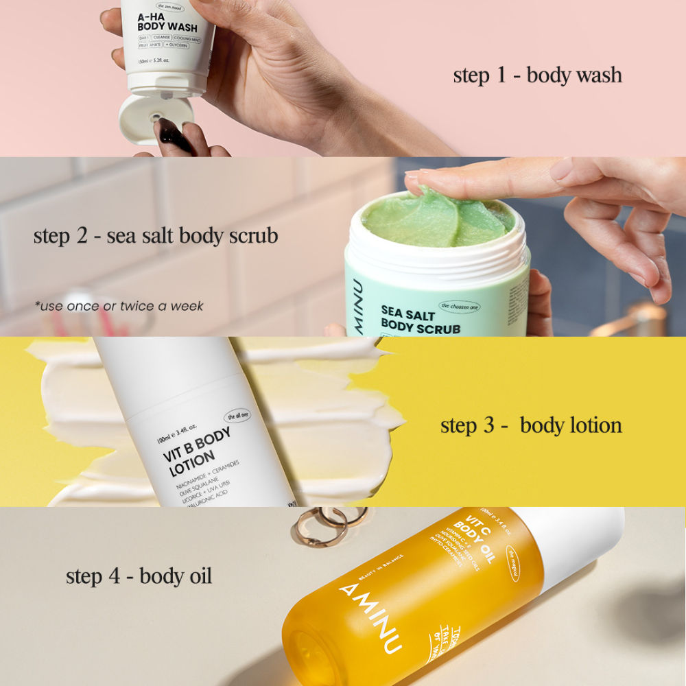 Sea Salt Body Scrub for Dryness, Dull Skin, Ingrown Hair, Strawberry Legs (Keratosis Pilaris) & Tan