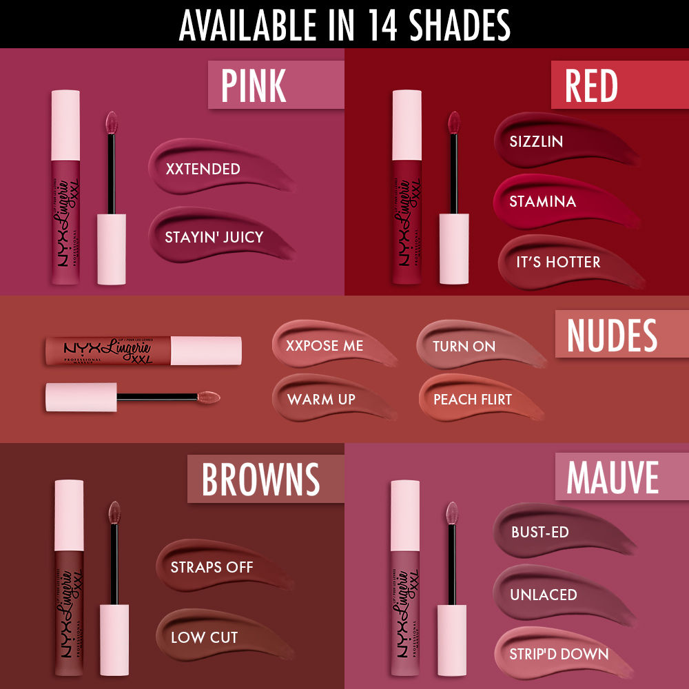 Lip Lingerie Xxl Matte Liquid Lipstick - Turn On