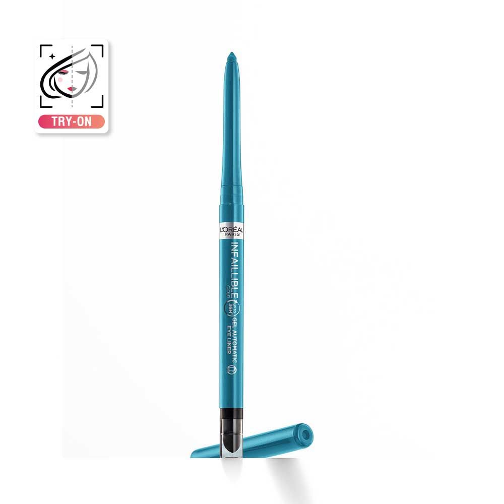 Infaillible Grip Upto 36H Gel Automatic Eye Liner - 007 Turquoise
