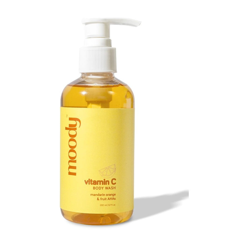 Vitamin C Body Wash With Fruit AHA's Grapefruit for Brighter Cleansed Skin Sulphate Free