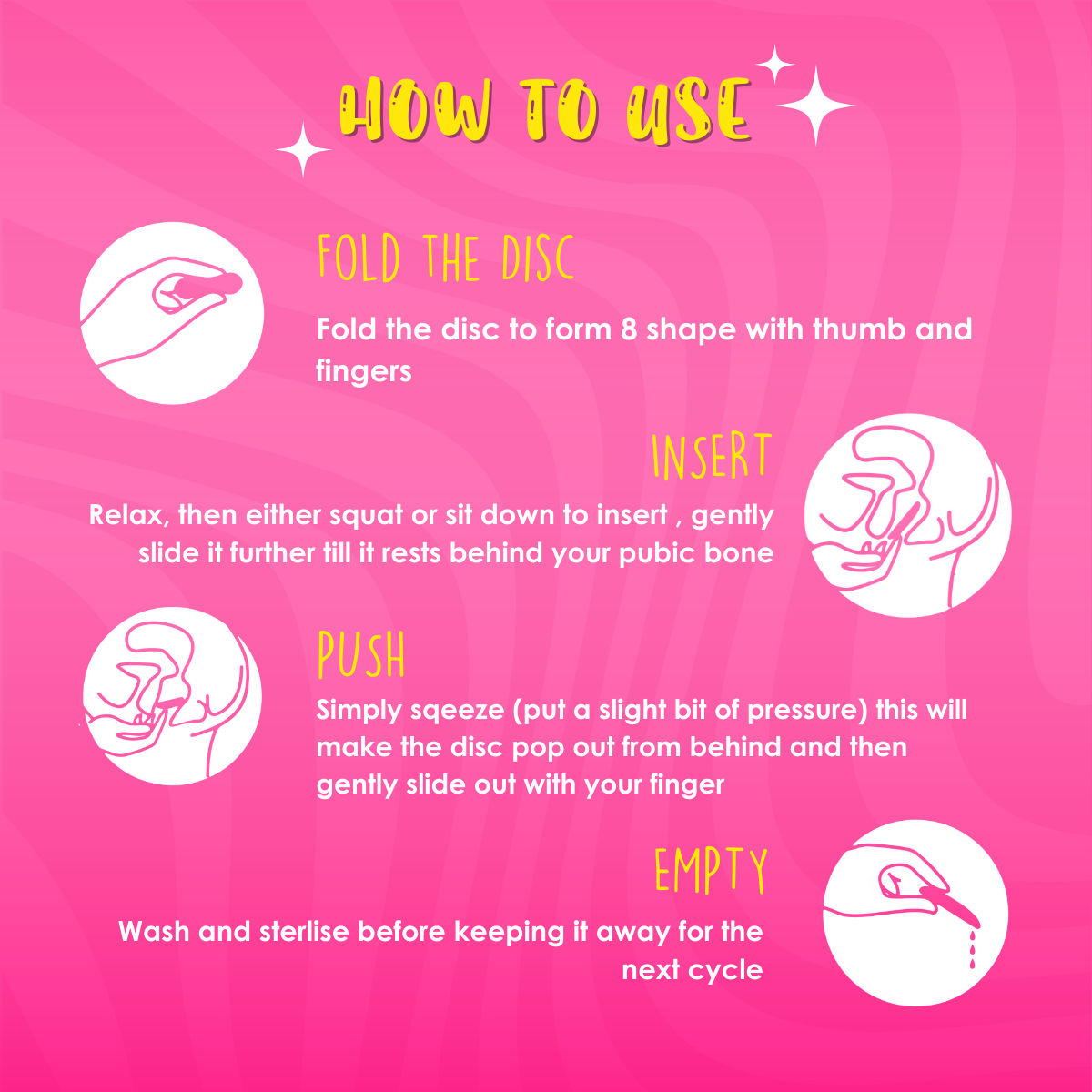 Reusable Menstrual Disc - Medium SizeZ Disc - 100% Medical Grade Silicone