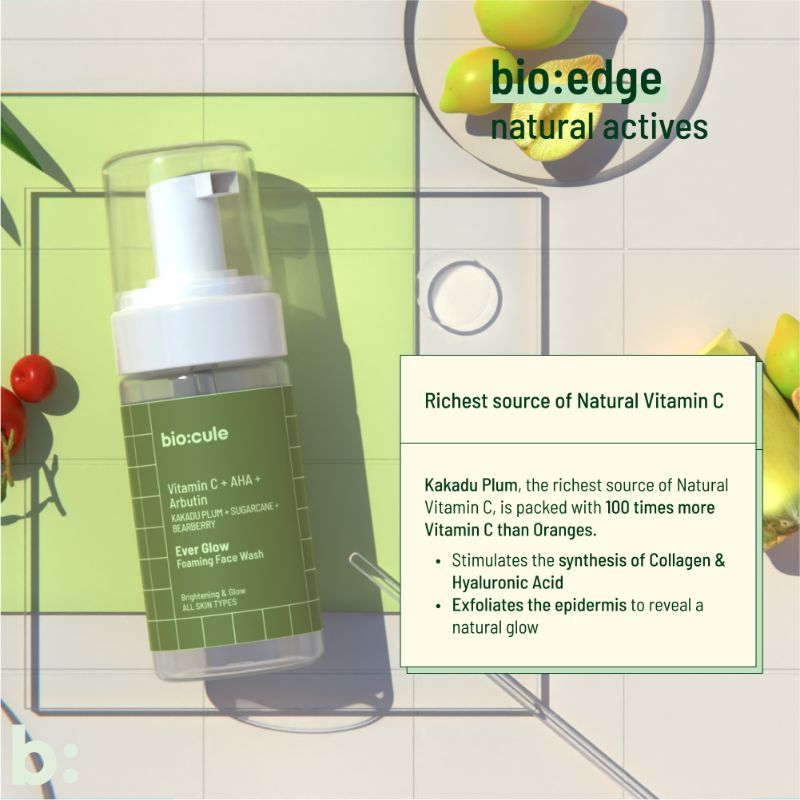 Ever Glow Vitamin C Foaming Face Wash With AHA & Arbutin For All Skin