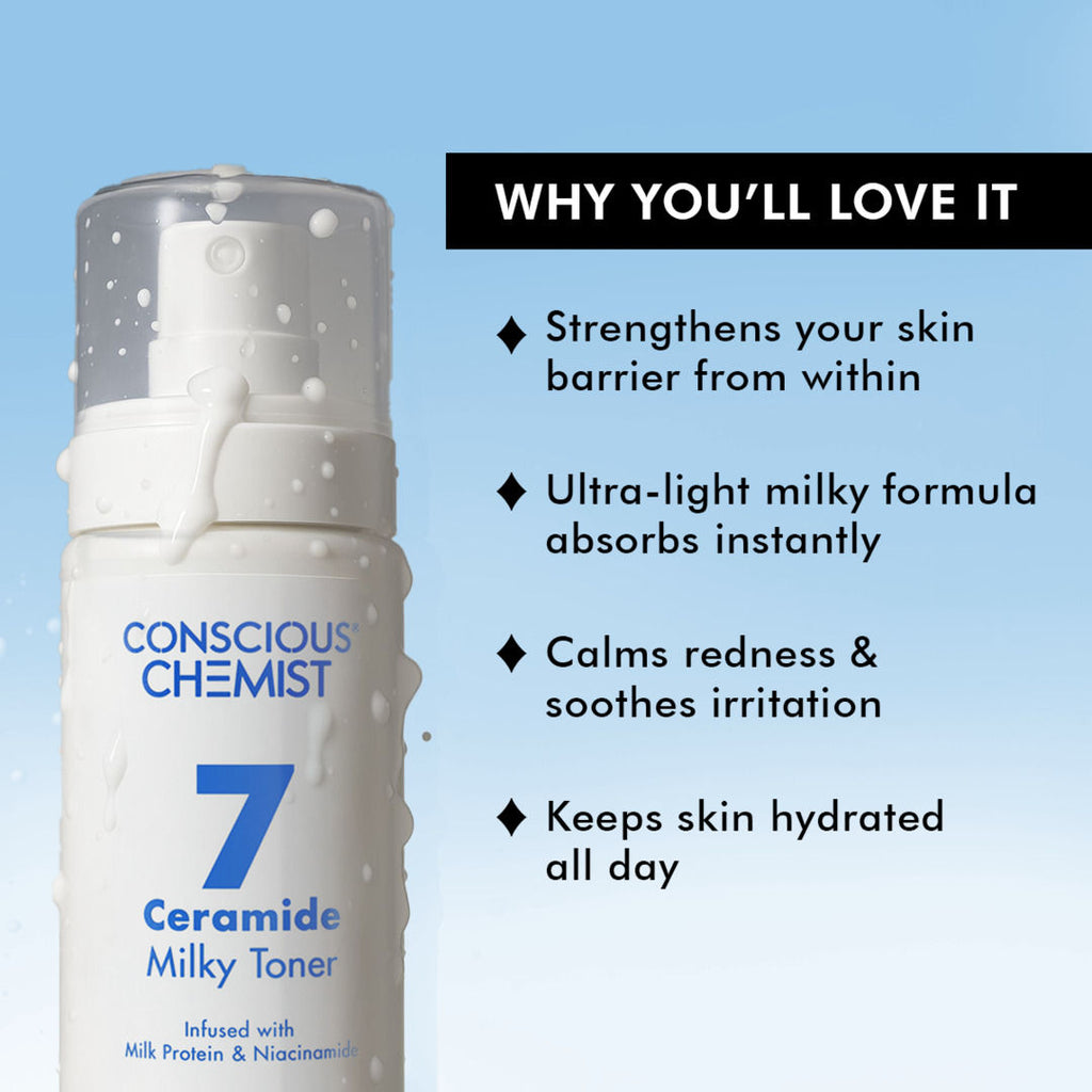 7 Ceramide Infused Milky Toner With Milk Protein & Niacinamide