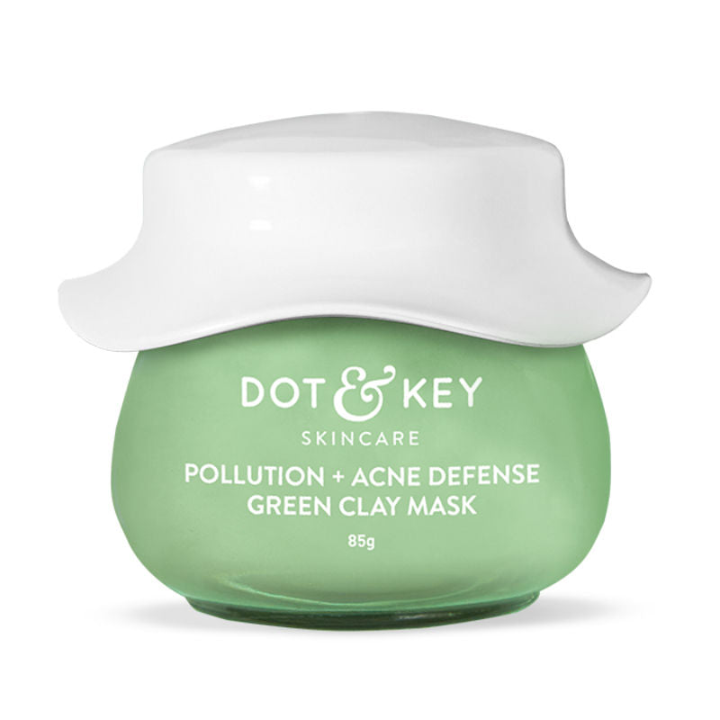 Anti-Acne Salicylic Green Clay Face Mask For Dark Spots Redution & Balances Oil & Sebum