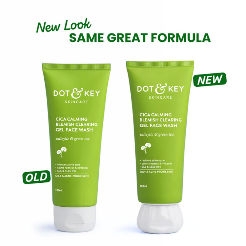 Cica Salicylic & Green Tea Facewash For Acne Prone Skin, Cleanses Pores & Excess Oil