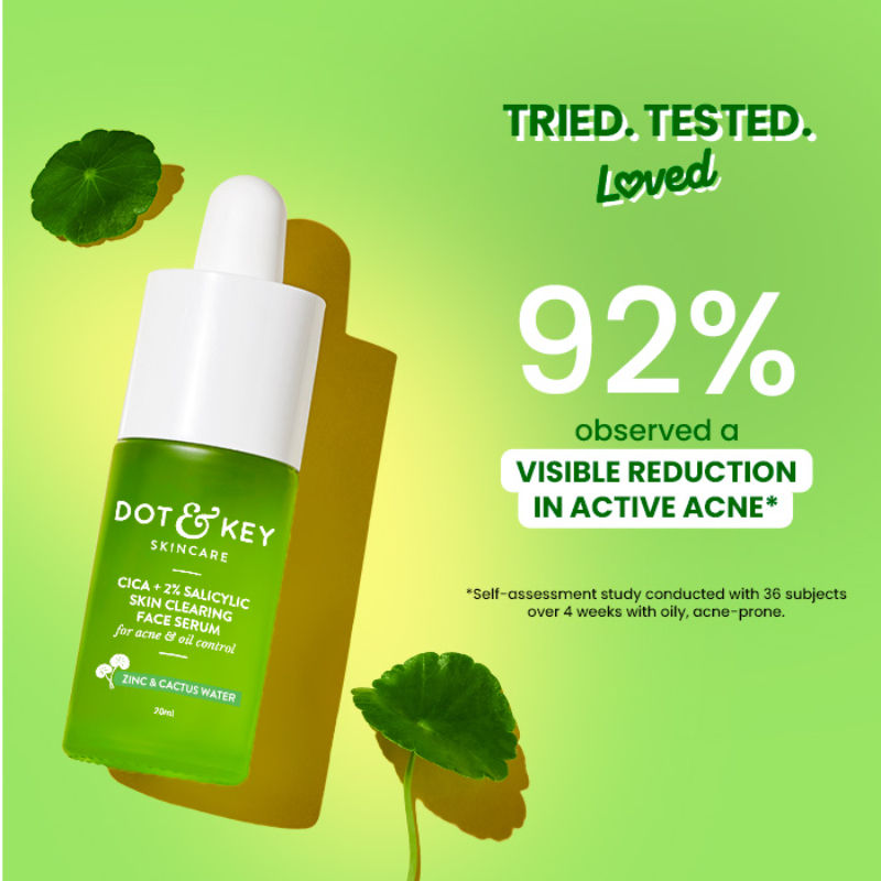 2% Salicylic Cica Anti Acne Face Serum For Irritation & Unclogs Pores