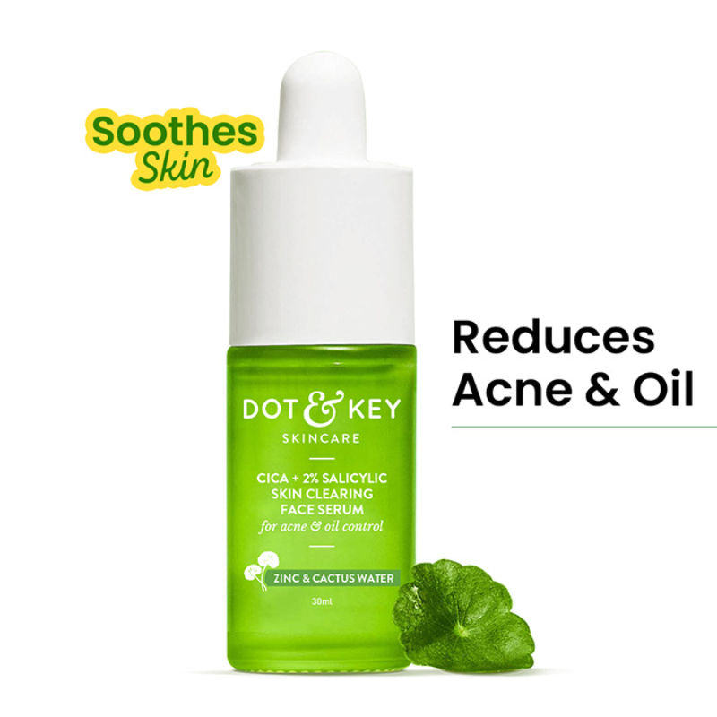 2% Salicylic Cica Anti Acne Face Serum For Irritation & Unclogs Pores - 30ml
