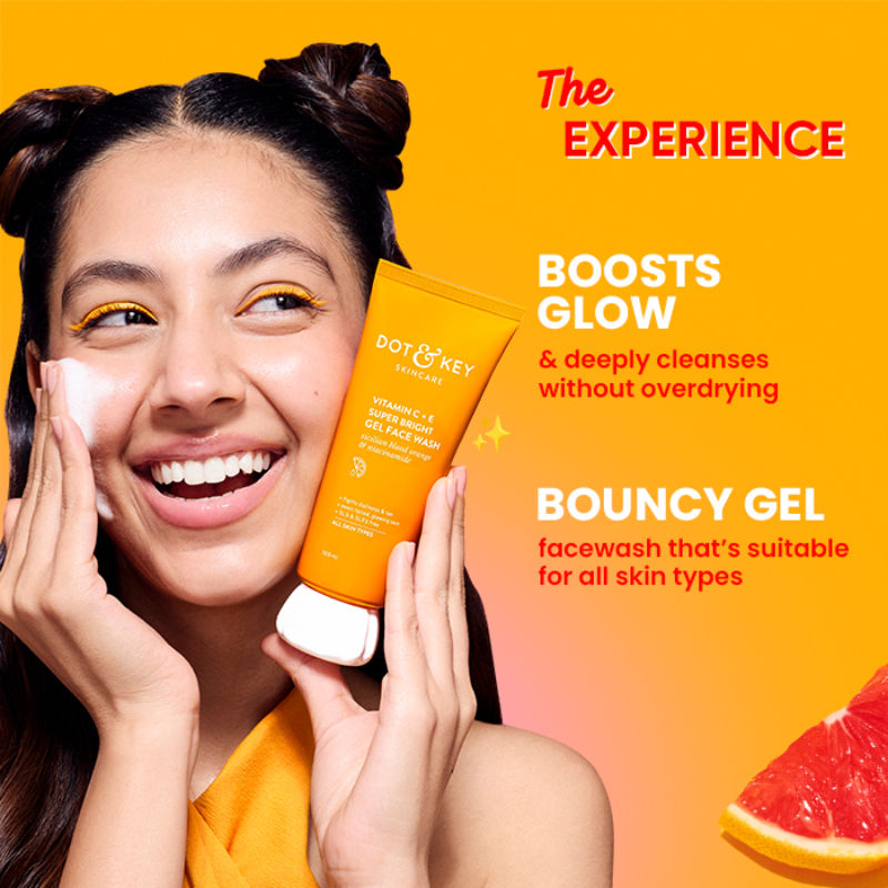 Vitamin C + E Super Bright Gel Face Wash