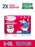 Disposable Overnight Period Panties for Heavy Flow, L-XL Panty