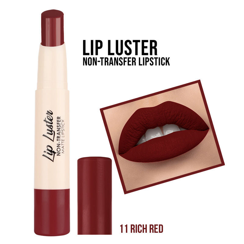 Lip Luster Non Transfer Matte Lipstick