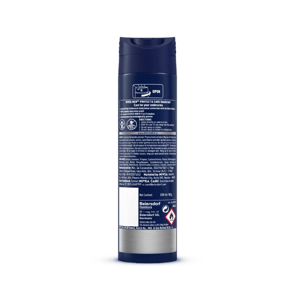 MEN Deodorant, Protect & Care, No Skin Irritation & 48h Freshness
