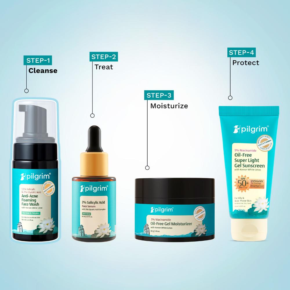 Salicylic (BHA) & Glycolic Acid (AHA) Foaming Face Wash