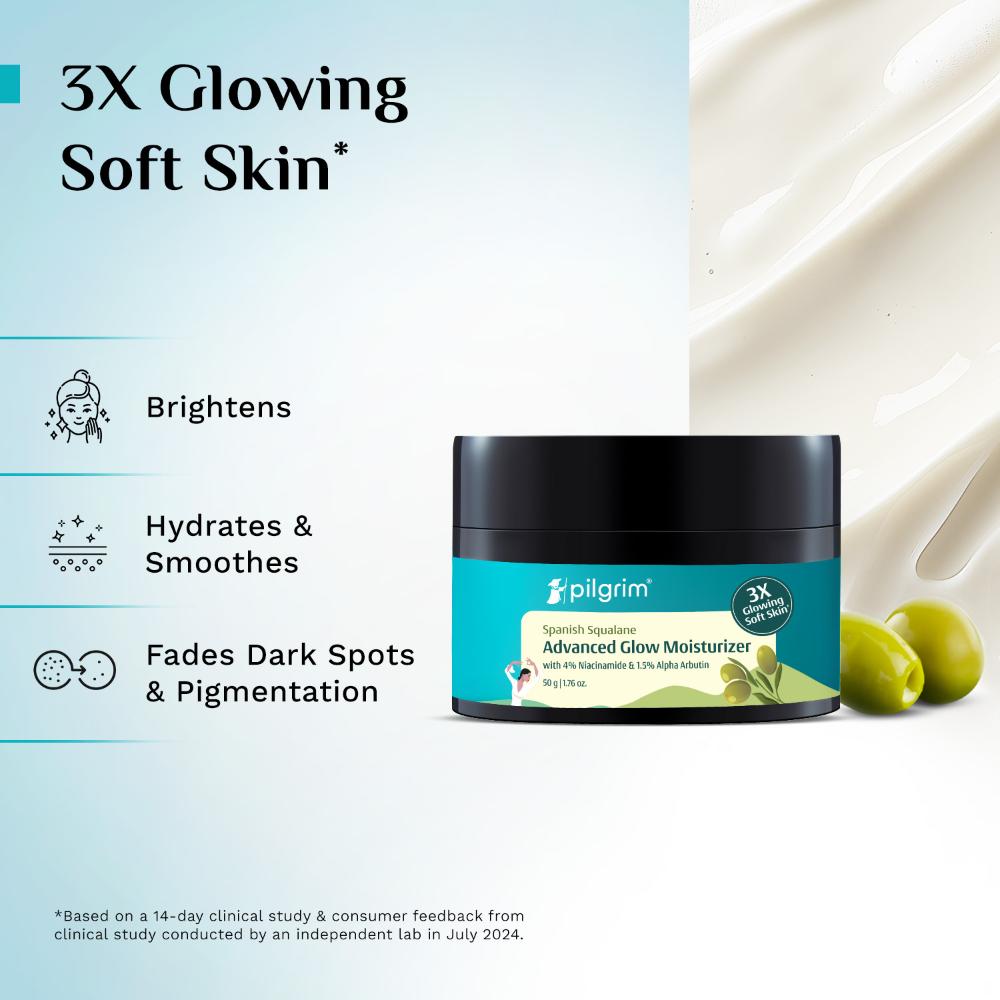 Squalane Glow Moisturizer with Niacinamide & Vitamin C