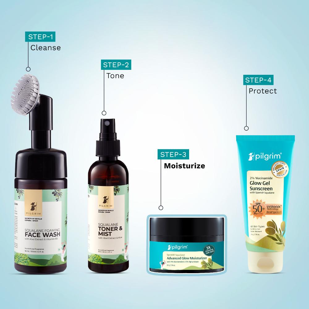 Squalane Glow Moisturizer with Niacinamide & Vitamin C