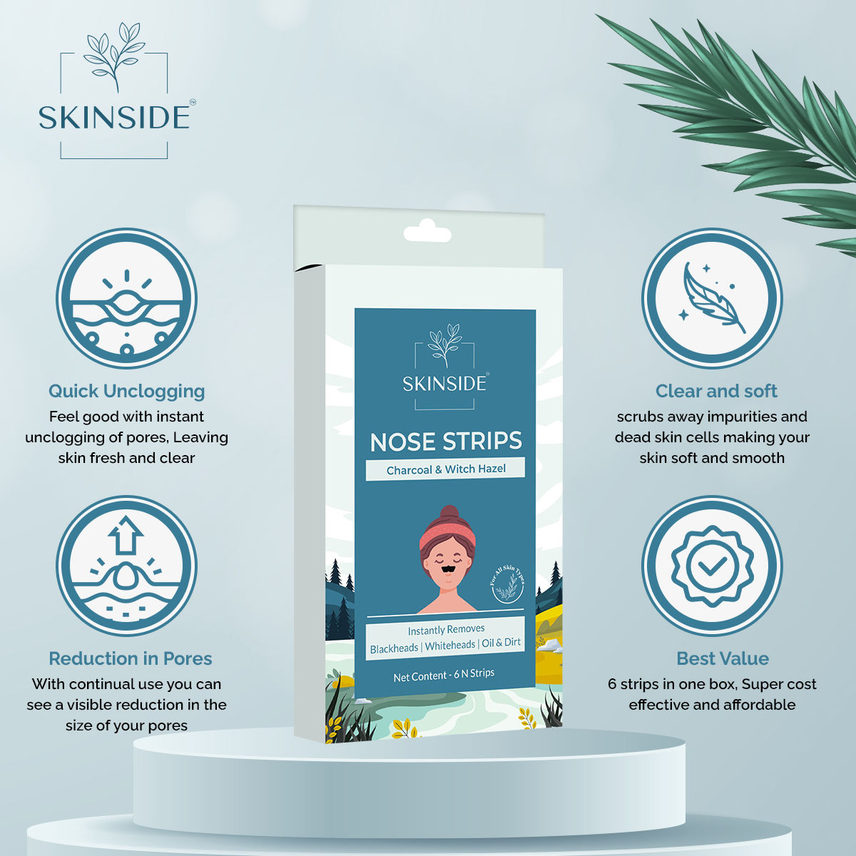 Nose Strips With Charcoal & Witch Hazel