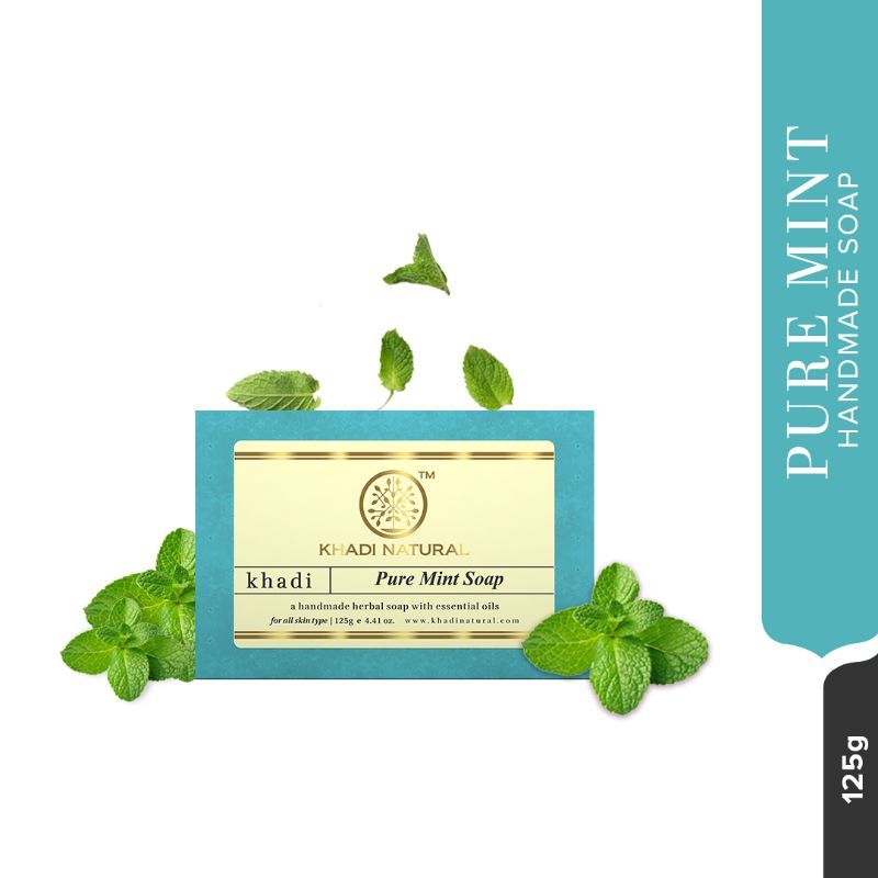 Pure Mint Handmade Soap Rejuvenates Skin
