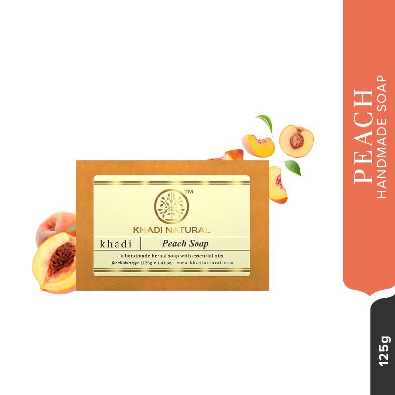 Peach Handmade Soap Remove Dirt & Impurities