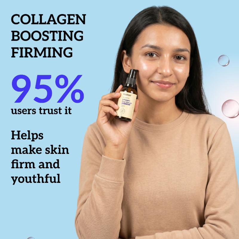 Collagen Face Serum with Peptides, Anti-Aging, Boosts Elasticity, Firms Skin & Restores Glow