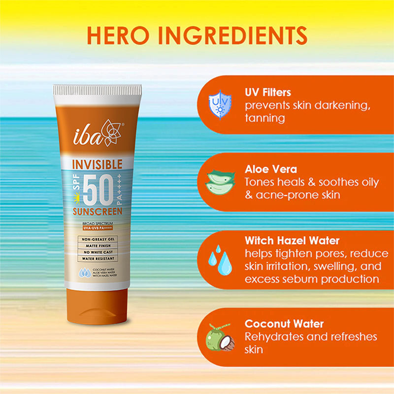 Invisible SPF 50 Sunscreen PA++++