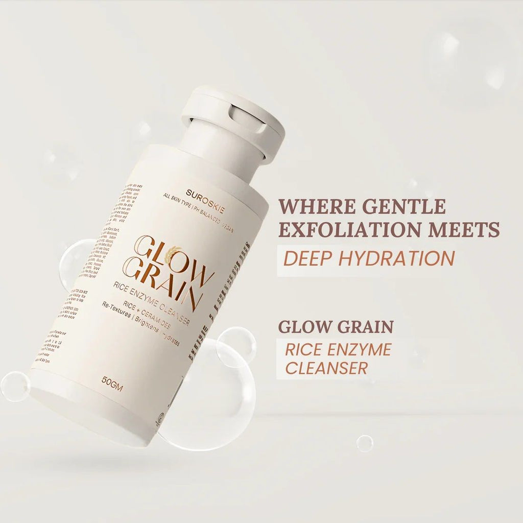 Glow Grain Rice Enzyme Cleanser For Glowing & Hydrated Skin