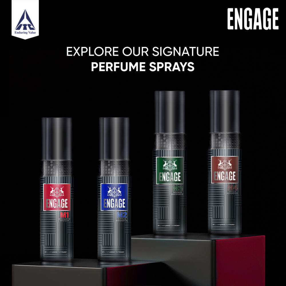 M1 Perfume Spray For Men, Citrus & Woody, Skin Friendly, Long-Lasting