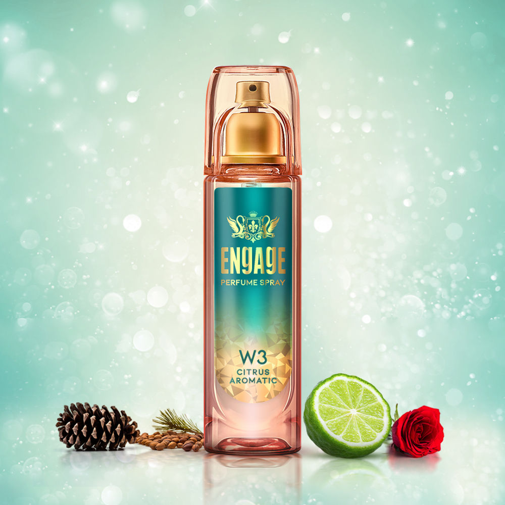 W3 Perfume Spray For Women, Citrus & Floral, Skin Friendly, Long-Lasting