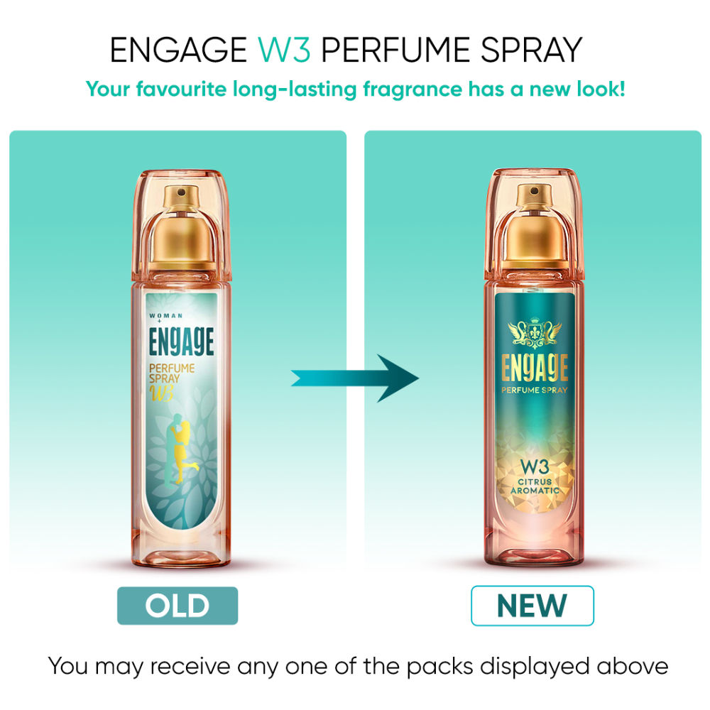 W3 Perfume Spray For Women, Citrus & Floral, Skin Friendly, Long-Lasting