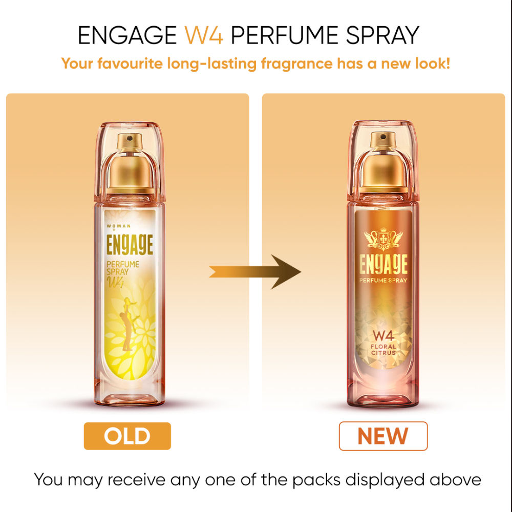 W4 Perfume Spray For Women, Fruity & Floral, Skin Friendly, Long-Lasting