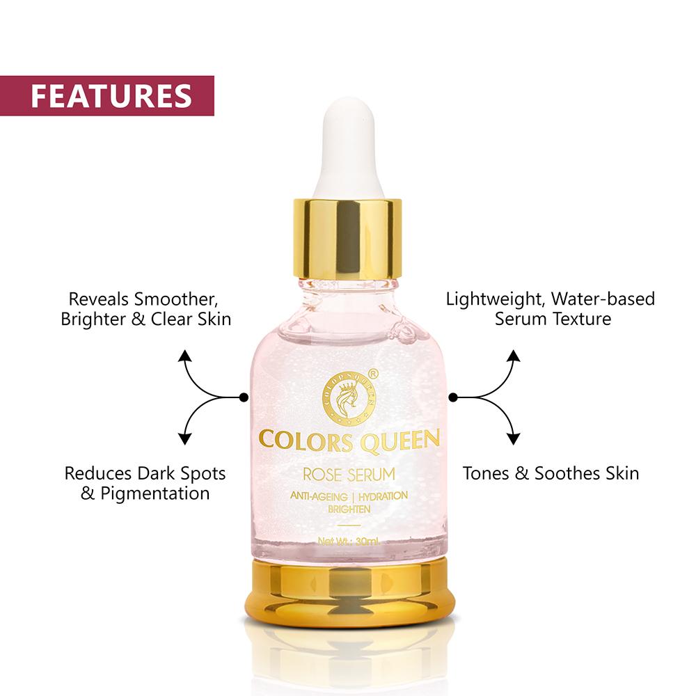 Rose Serum for Anti-Ageing, Hydration & Brighten Skin