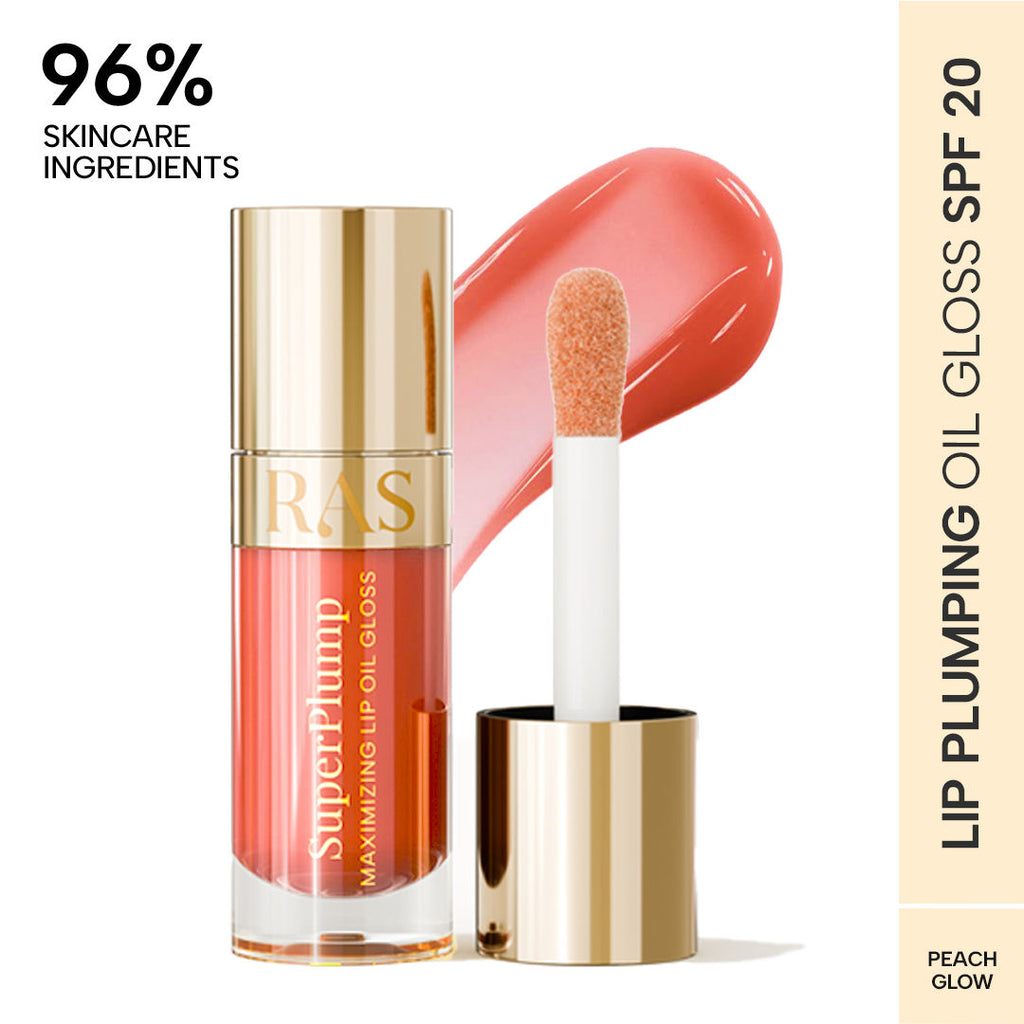 Super Plump Maximizing Lip Oil Gloss - Peach Glow