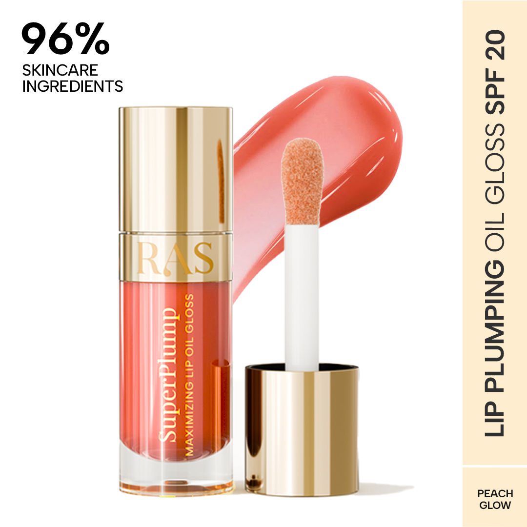 Super Plump Maximizing Lip Oil Gloss - Peach Glow