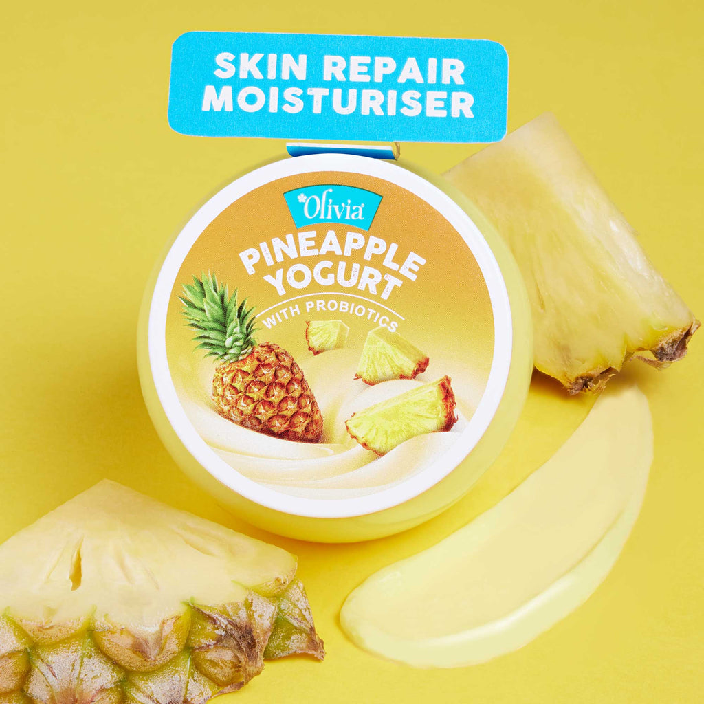 Pineapple Yogurt Moisturiser – With Probiotics for Skin Renewal & Natural Glow