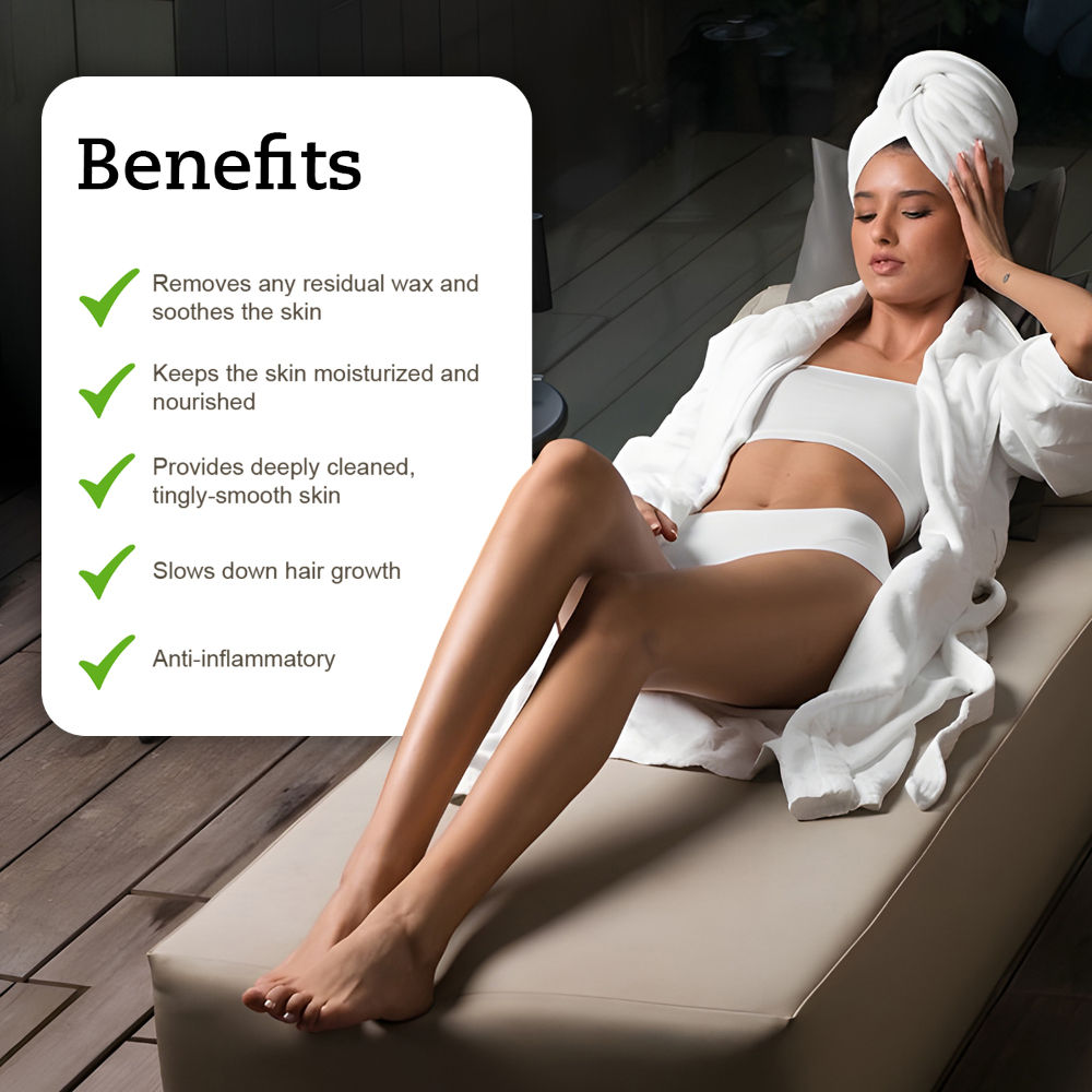 Lemon After Wax Lotion For Normal With Sun Flower Oil, Jojoba Oil & Vitamin E