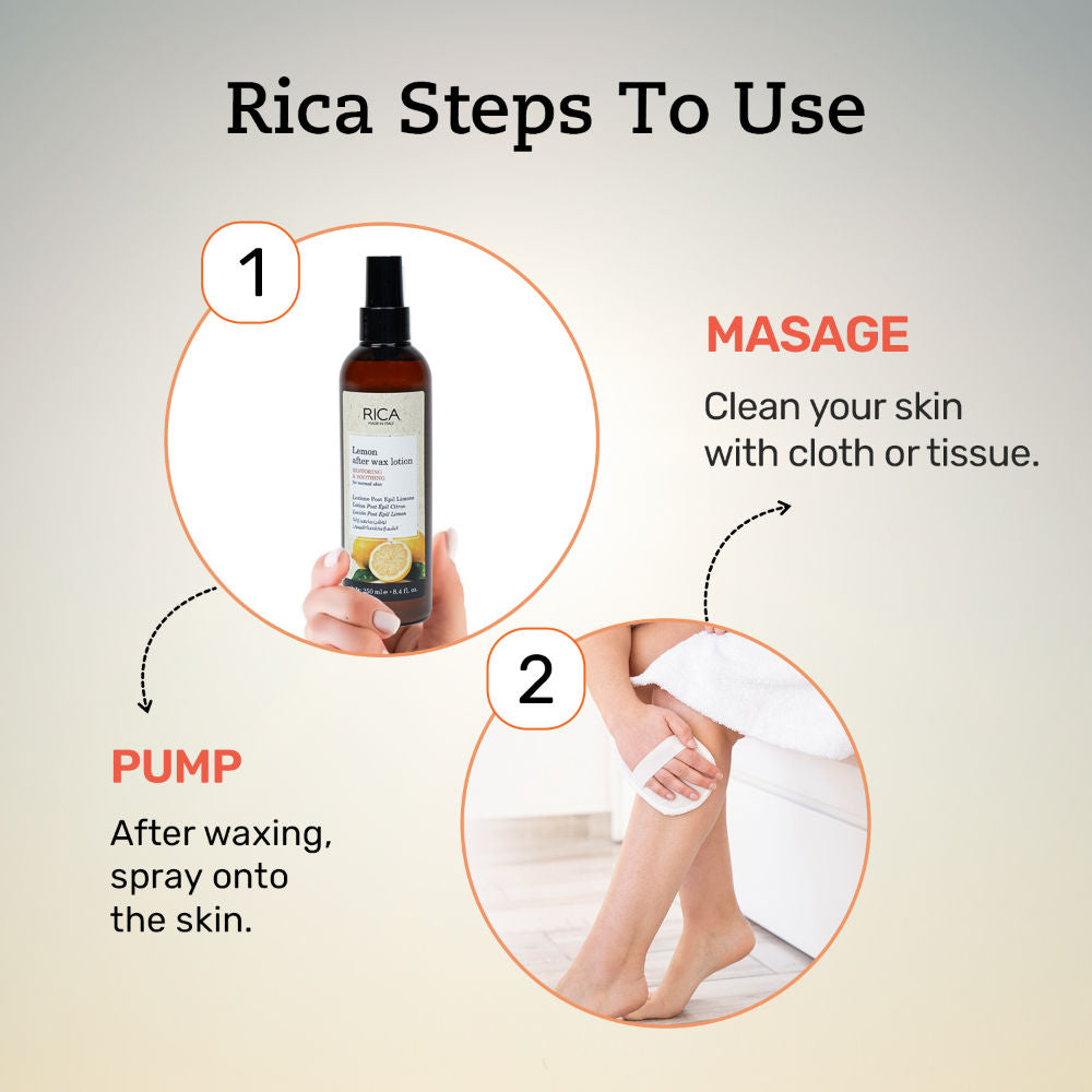 Lemon After Wax Lotion For Normal With Sun Flower Oil, Jojoba Oil & Vitamin E